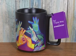 Starbucks Yiqiao Wang Mug 12oz Limited Edition ASL Sign Language New - Picture 1 of 8