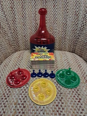 ¡Lo siento! Card Revenge Electronic Talking Game Big Red Pawn 2004 Hasbro Foto 1 de 4