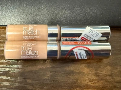2x Loreal True Match Super Blendable Concealer n 1-2-3 Fair / Light / Neutral - Image 1 of 3