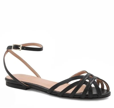 Bruno Magli Sandals Women's 10 Black Leather Marta Strappy Made Italy New $300 - Image 1 of 4