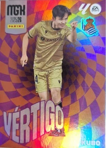 TAKEFUSA KUBO VERTIGO #384 REAL SOCIEDAD 2025-26 CROMO MEGACRACKS LIGA 25/26 - Imagen 1 de 2