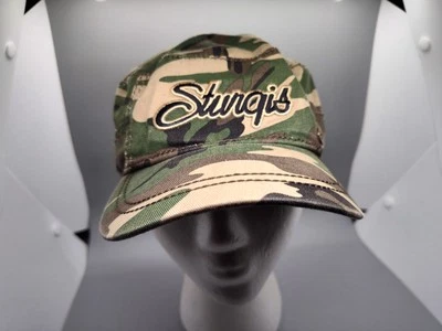 Sturgis Peter Grimm женщин камуфляж ремень назад регулируемая крышка мотоциклиста езды шляпа  - Изображение 1 из 4