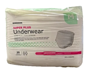 McKesson Erwachsene Medium Einweg Pull-On Up Unterwäsche mäßige Saugfähigkeit 20 Ct - Bild 1 von 2