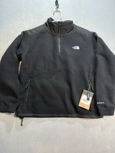 The North Face Women's Alpine Polartec 200 Quarter Zip Sweatshirt Black Size M - Picture 1 of 12