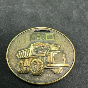 Vintage TEREX GM General Motors. Bergbau Hauler. Muldenkipper. Uhrenanhänger Messing - Bild 1 von 10