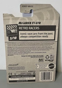 Hot Wheels 1:64 Retro Racers McLaren F1 GTR 3/10 ~NEW - Bild 1 von 5