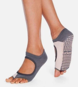 Tucketts Allegro Pilates Yoga Toeless Non-slip Grip Socks S/M UK 3.5-6.5 - Picture 1 of 6