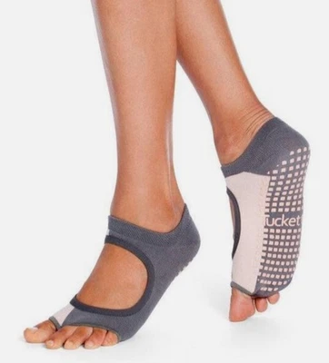 Tucketts Allegro Pilates Yoga Toeless Non-slip Grip Socks S/M UK 3.5-6.5 - Image 1 of 4
