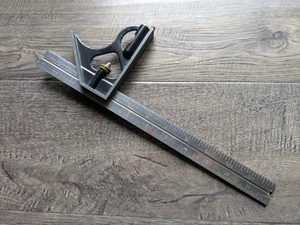 12” Combination Square All Metal - Picture 1 of 5