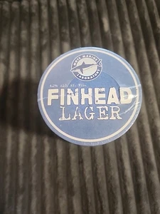 Posavasos de barra Finhead Lager Sarasota Florida Producido Mote Laboratorio Marino 125 - Imagen 1 de 4