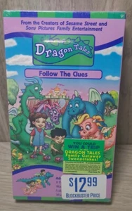 Dragon Tales - Follow the Clues (VHS, 2000) Factory Sealed READ DESCRIPTION - Picture 1 of 4