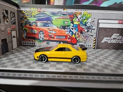 WHEELSWAP CUSTOM PAINT HOT WHEELS NISSAN SKYLINE GT-R R34 Combine postage - Image 1 of 4