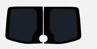 Mercedes Sprinter VW Crafter 2006 - 2017 Barn Door Tinted Rear Door Windows PAIR - Image 1 of 2