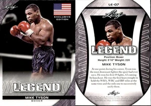 2024 Leaf FLAG LEGEND "IRON" MIKE TYSON #LE-07 BOXING - Picture 1 of 1