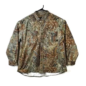 Browning Mossy Oak Explorer Long Sleeve Shirt Size 3XL Duck Blind Camo Pattern - Picture 1 of 10
