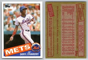 1985 Topps Baseball Cards - Complete Your Set (400 -599) - Set Break - U Pick - Picture 1 of 190