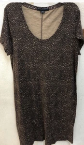 Social Standard Women's Short Sleeve Gia Scoop T-Shirt Dress Size Small - Picture 1 of 5