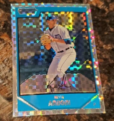 2007 Bowman Chrome Prospects X-Fractor KEVIN ARDOIN Ser# 013/275 - #BC32 - Image 1 of 2