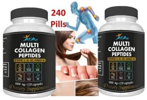 2X Premium Hydrolyzed Collagen Your Key to Radiant Skin Strong Joints - Picture 1 of 7