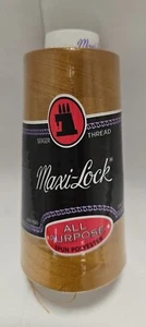 Maxi-Lock ~ Serger Thread - Blue Jean Gold 3000 yd All Purpose Spun Polyester - Picture 1 of 3