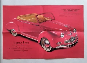 Original French Brochure La Dyna Panhard Dépliant Couleur Poster - Picture 1 of 4