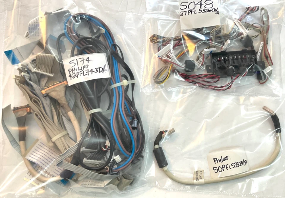 Cables de TV Philips para 42PFL7443D/37 37PLF5322D/37 para 50PFL5332D/37 Foto 1 de 2
