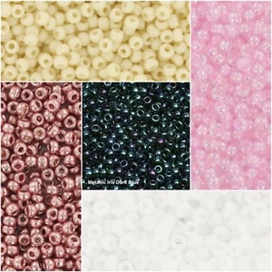 Miyuki Seed Beads11/0 Japanese Seed Beads - 5g & 10g - Picture 1 of 11