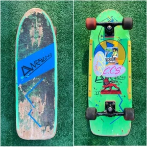 Impresionante Patineta Vintage Nash Red Line con Ruedas y Camiones Pegatinas RARAS 29"" EE. UU. - Imagen 1 de 10
