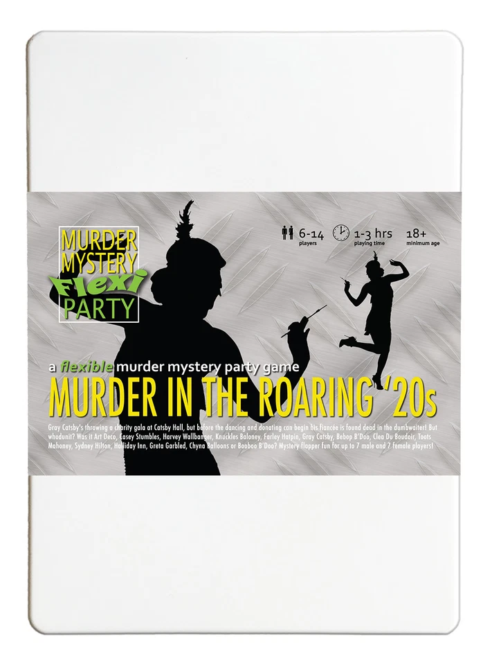 Murder in the Roaring '20s - Murder Mystery Flexi Dinner Party for 6-14 Players - Image 1 of 1