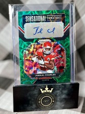 Jamaal Charles 2022 Prizm Green Scope Sensational Signatures Auto /75 #SS-JC KCC