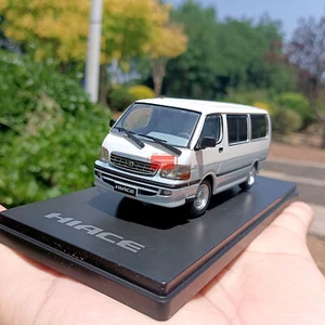 1/43 Toyota Hiace Bus Diecast Model white-gray Color - Picture 1 of 8