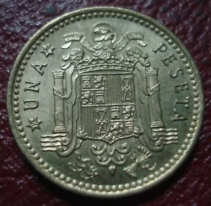 1966(74) SPAIN 1 PESETA IN AU CONDITION - Picture 1 of 3