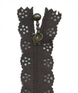 Minerva Flower Lace Dress Zips Brown - 56 cm - each - Picture 1 of 1