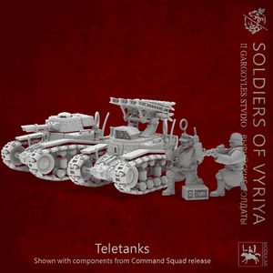 Soldaten von Vyriya Militär TelePanzer | 3er Set - Bild 1 von 2