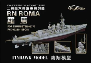 Flyhawk FH700280 1/700 WW II Italian Navy Roma Battleship for Trumpeter 05777 - Picture 1 of 3