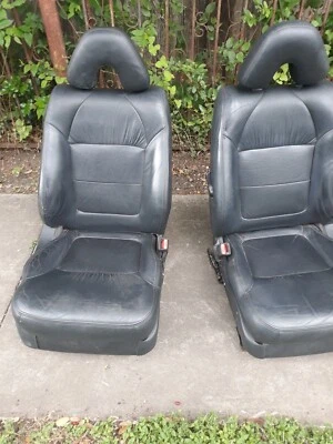 Juego de asientos de auto Acura CL Type-S 2001, 2002, 2003 negro conductor y pasajero.  Foto 1 de 4