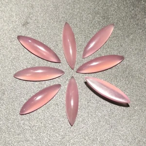 Natural Chalcedony Designer Bracelet Supply Cabochon 10 Pcs Wholesale Lot - Picture 1 of 7