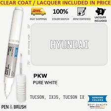 PKW Touch Up Paint for Hyundai White TUCSON IX35 IX PURE WHITE Pen Stick Scratch