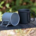 Folding Handles Water Cup Mug 250ml Aluminum Mug for Camping and Travel