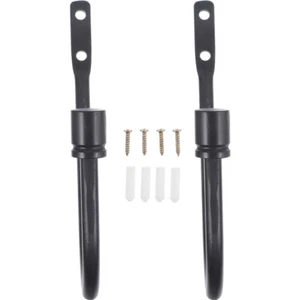 2pcs Metal Curtain Wall Hooks Curtain Holdbacks Wall Mounted Curtain Holder - Picture 1 of 12