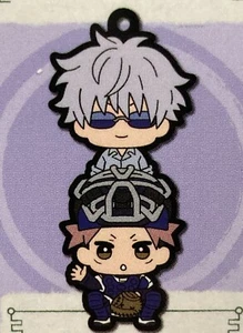 Megahouse Jujutsu Kaisen Vol #3 Gojo & Yuji 2 Inch Rubber Keychain - Picture 1 of 6