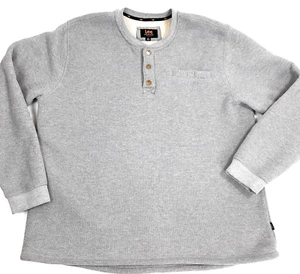 LEE Premium Men’s Size XL Sweater Gray Faux Sherpa Lined Regular Fit Pullover - Picture 1 of 15