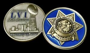 Super Bowl 56 LVI California HWY Patrol CHP Police Challenge Coin LA Rams🏈 Kupp