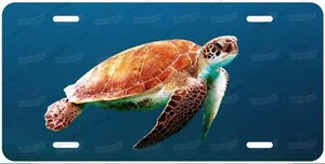 Letrero de pared de tortuga marina tortuga océano matrícula auto coche bicicleta motocicleta etc. - Imagen 1 de 4