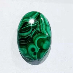 Natural Malachite Quartz Crystal Polished Worry Stone Energy Healing Palmstone - Picture 1 of 16