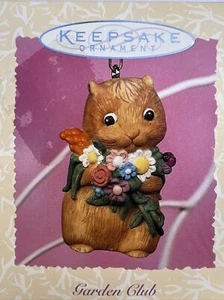 Hallmark Andenken Ornament "Garden Club" 1997 Eichhörnchen Frühling Kollektion - Bild 1 von 6