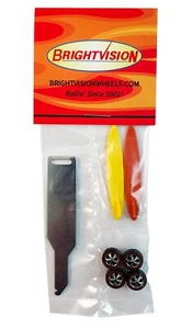Brightvision Deora Tune-Up Kit #9 – 4 Small Wheels, Surfboards & Tune-Up Tool - Picture 1 of 6