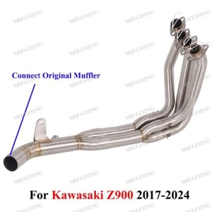 For Kawasaki Z900 2017-2024 Escape Exhaust Full System Slip On Original Muffler - Picture 1 of 6