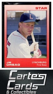 Jim Orsag 1988 Star Lynchburg Red Sox #16  Boston