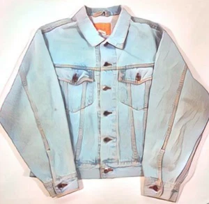 Canyon River Blues Mens Denim Trucker Jacket SZ M Harley Owners Group Lima Peru - Picture 1 of 12